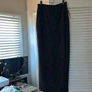 Glittery Maxi Skirt